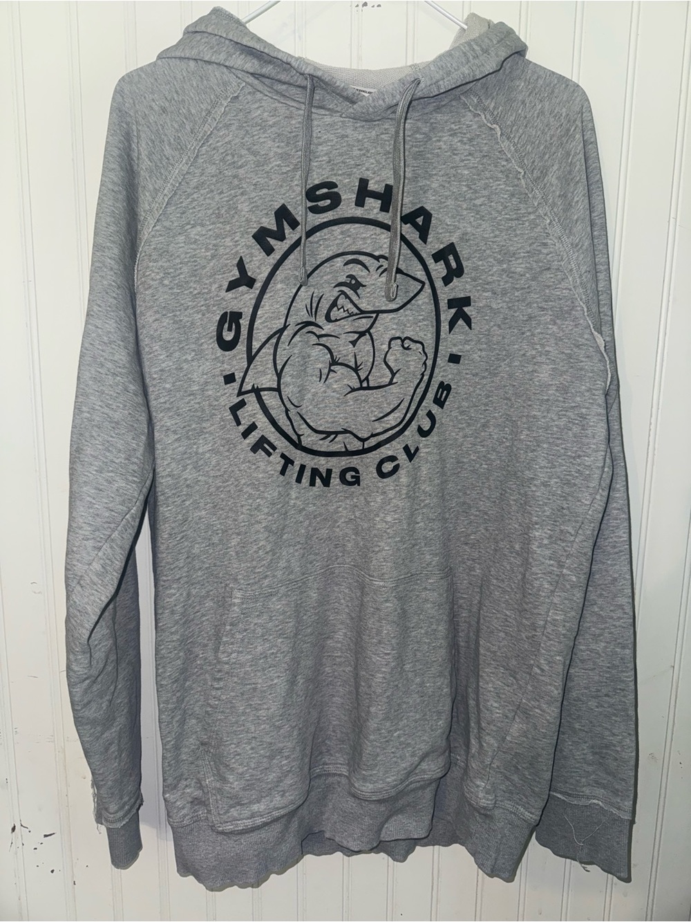 Gymshark Gray Lifting Club Pullover Hoodie